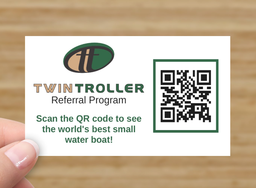 Twin Troller Referral Cards