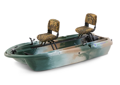 The Twin Troller X10 Deluxe- Small Electric Fishing Boat