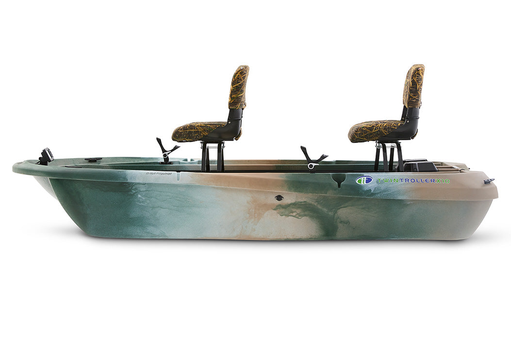 The Twin Troller X10 Deluxe- Small Electric Fishing Boat