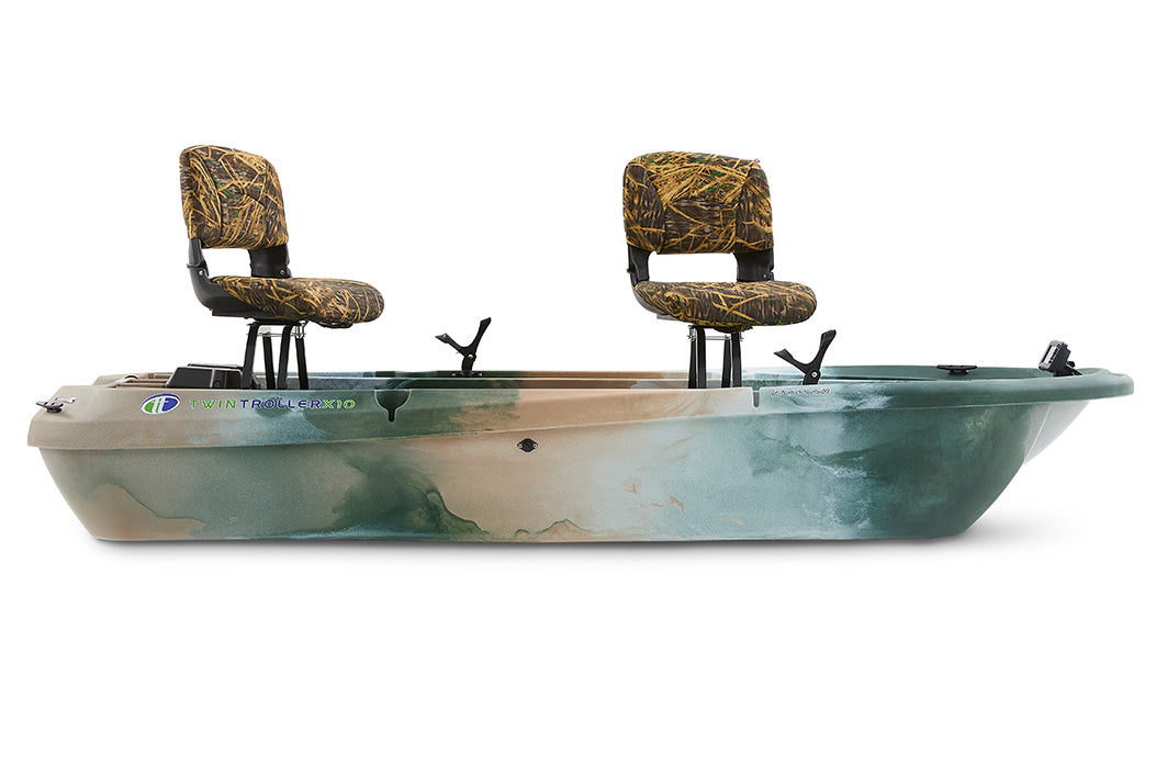 The Twin Troller X10 Deluxe- Small Electric Fishing Boat