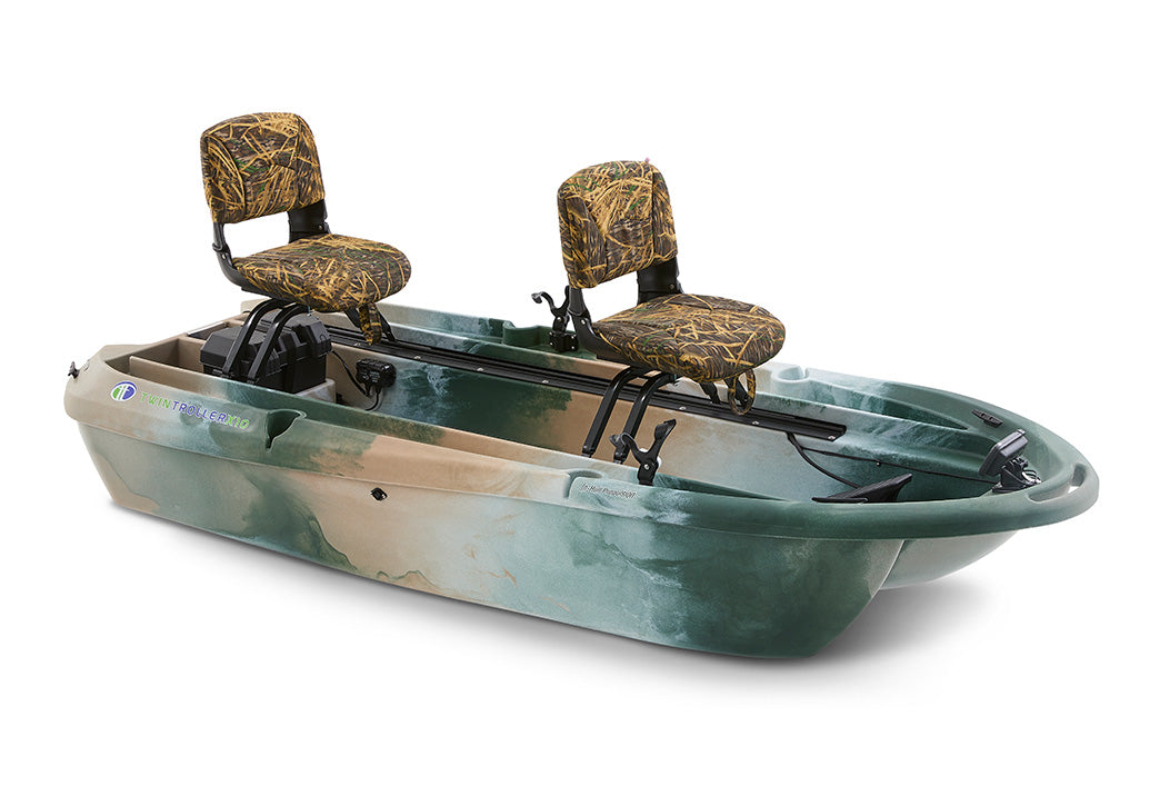 The Twin Troller X10 Deluxe- Small Electric Fishing Boat