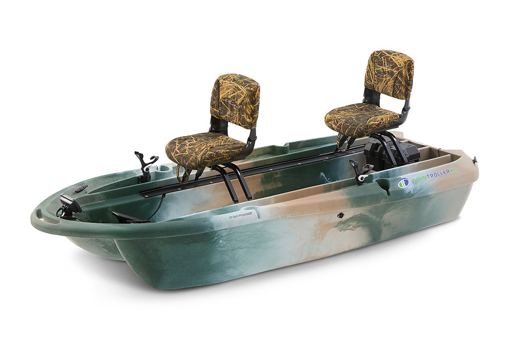 The Twin Troller X10 Deluxe- Small Electric Fishing Boat