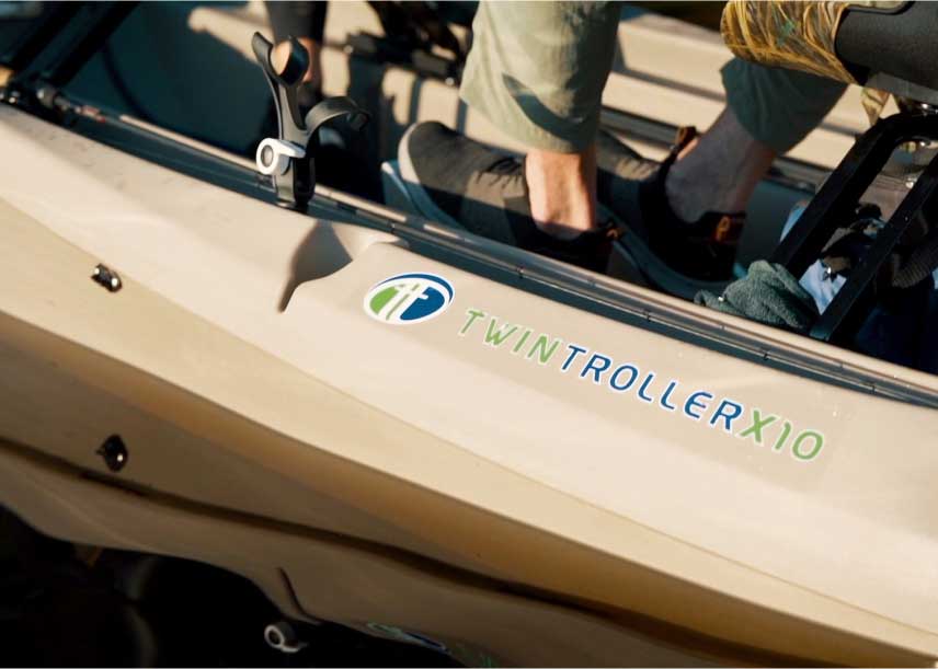 The Twin Troller X10 Deluxe- Small Electric Fishing Boat