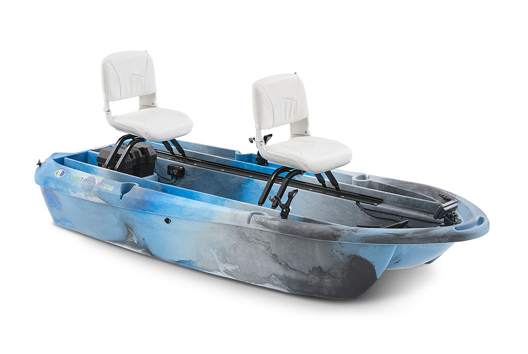The Twin Troller X10 Deluxe- Small Electric Fishing Boat