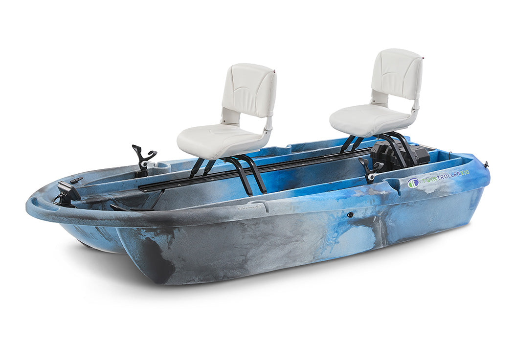 The Twin Troller X10 Deluxe- Small Electric Fishing Boat