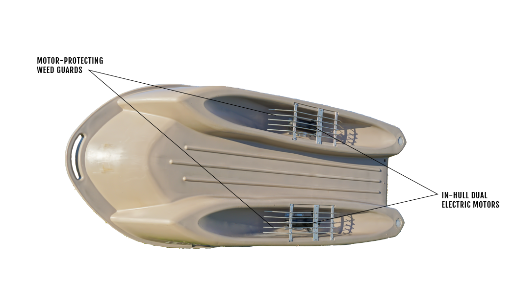 The Twin Troller X10 Deluxe- Small Electric Fishing Boat
