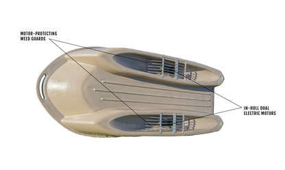The Twin Troller X10 Deluxe- Small Electric Fishing Boat