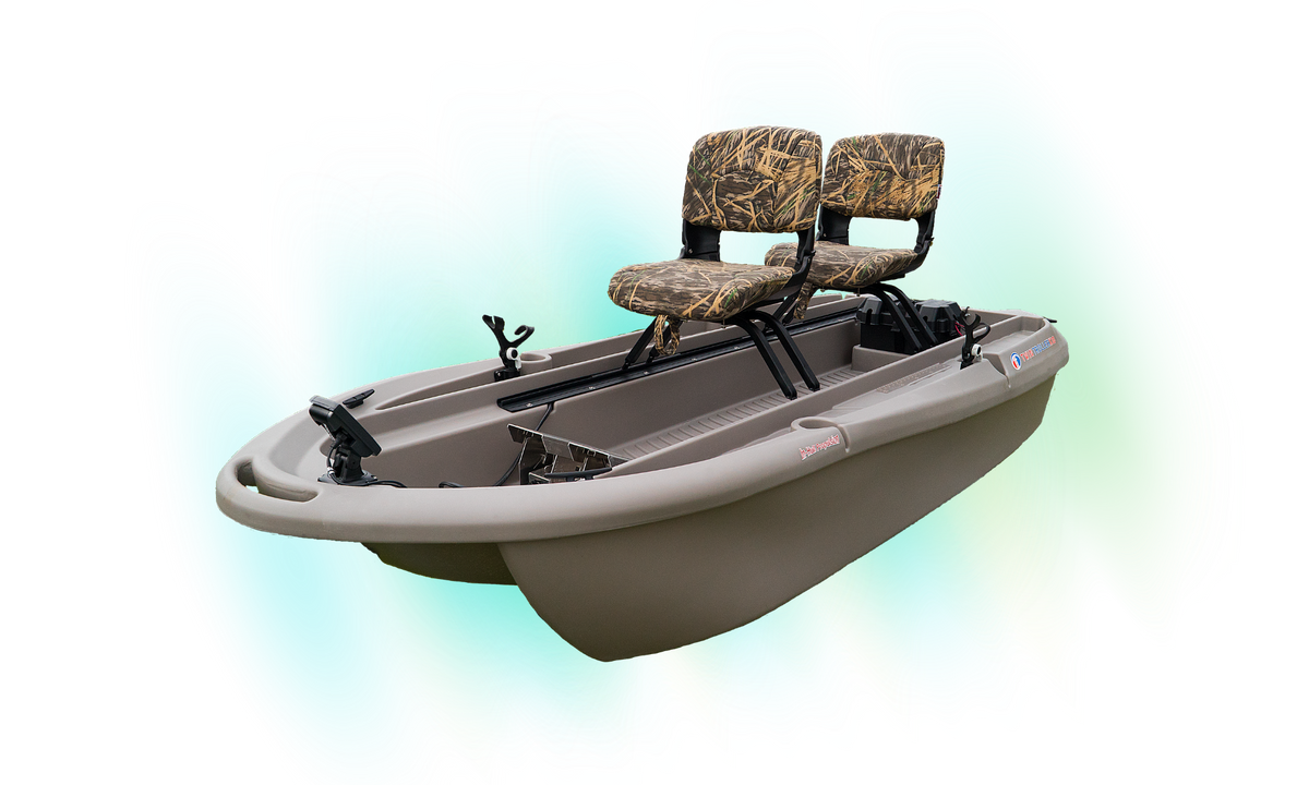 Twin Troller X10 Deluxe Premium Small Electric Boat: Fishing Hunting ...