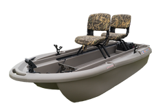 TURBO P-2: two-person pedal boat, fast, weed-free, hand & foot