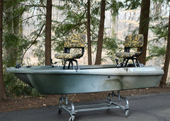 The Twin Troller X10 Deluxe- Small Electric Fishing Boat - Shadow Series
